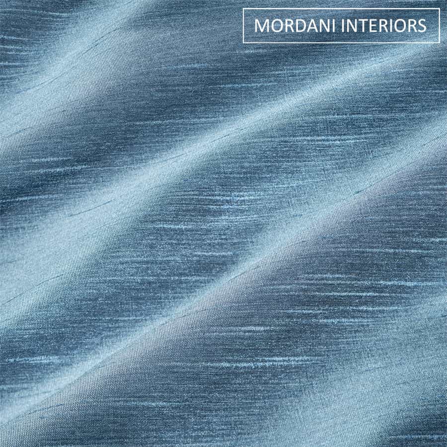 Soft Blue Silk Curtain and Drapes